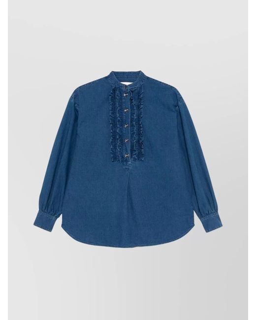 Valentino Garavani Blue Denim Shirt