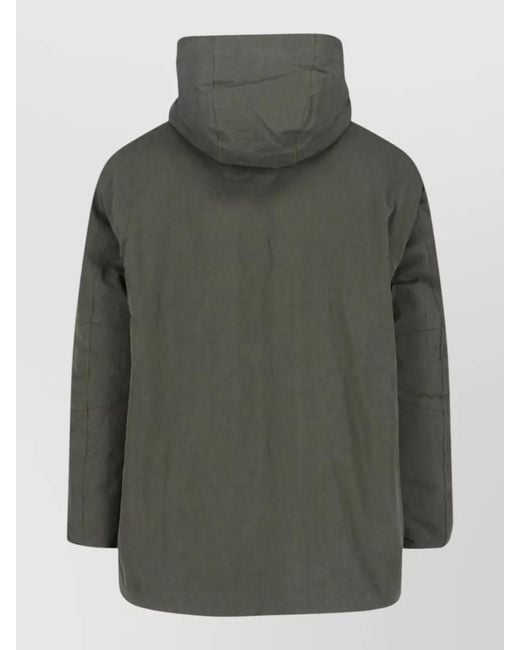 K-Way Green Puffer Parka for men