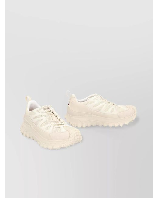 Moncler Natural Low-Top Sneakers