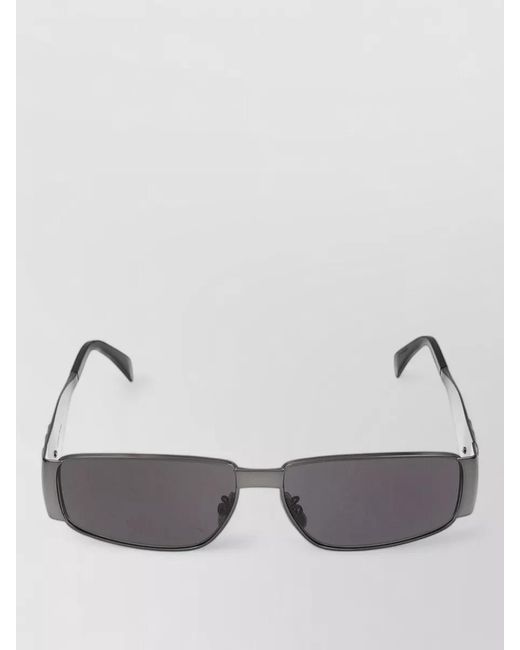 Céline Gray Sunglasses Model Cl40325U Metal Rectangular