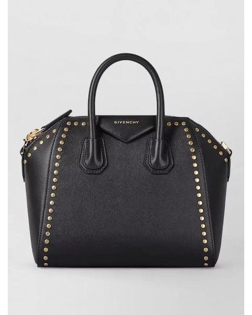 Givenchy Black Antigona Nv Mini Bag Detachable Strap
