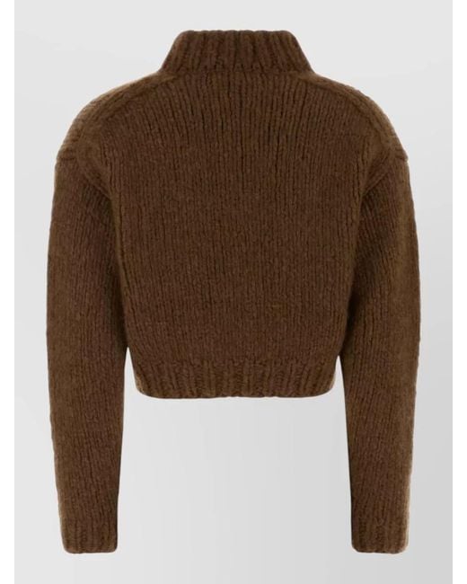 Miu Miu Brown Cashmere Cardigan