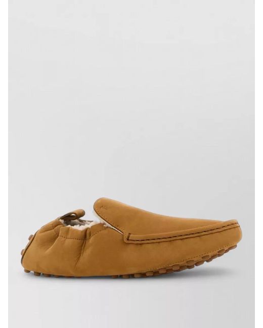 Tod's Brown Suede Leather Loafers