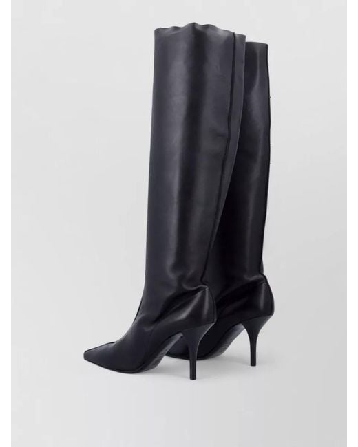 Magda Butrym Blue Leather High Boots