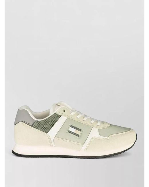 Tommy Hilfiger Natural Polyester Low-Top Sneakers for men