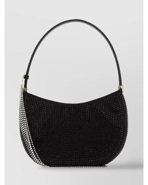 Magda Butrym Black Vesna Embellished Leather Shoulder Bag