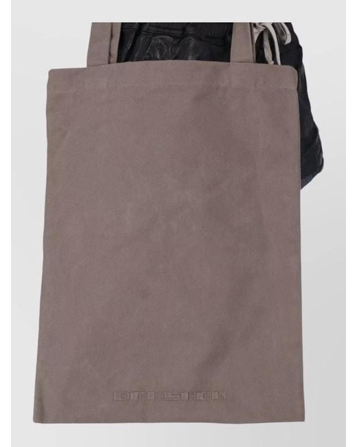 Rick Owens Brown Straight Shorts