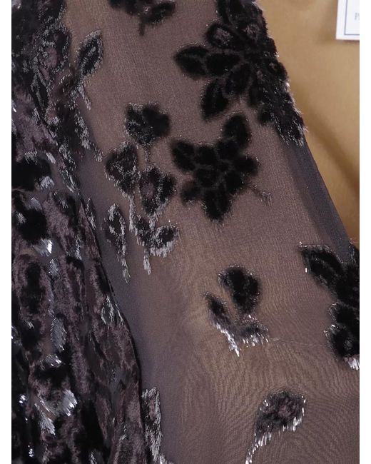 Pierre Louis Mascia Black Silk Beach Dress