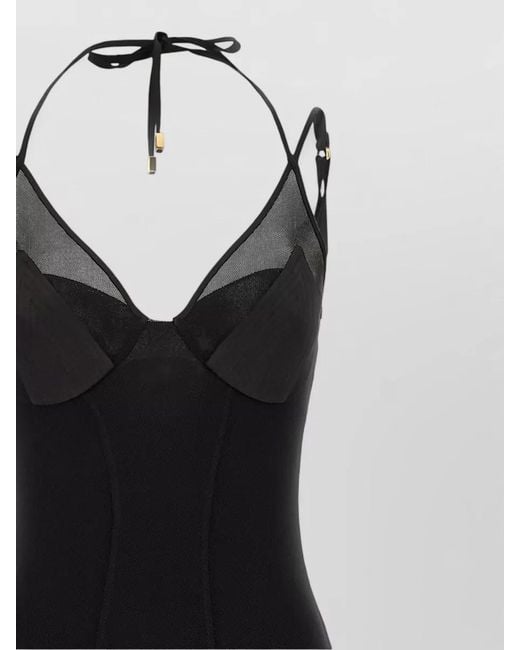 Elisabetta Franchi White Beach Maxi Dress Mesh Sheer Cutout