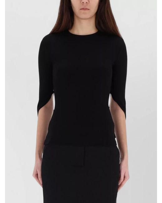 Alexander Wang Black Draped Top