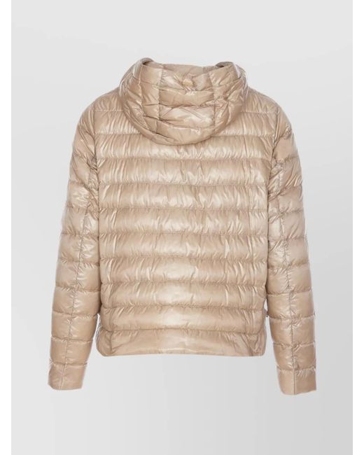 Herno Natural Down Hooded Puffer Jacket