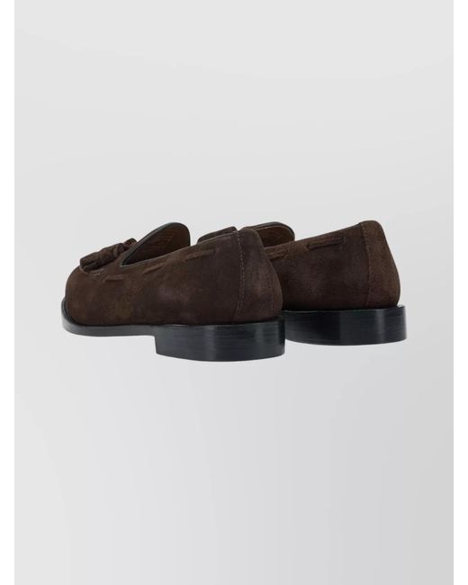 Sebago Brown Leather Loafers for men