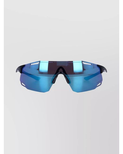 Oakley Blue Dynamic Wraparound Sunglasses Ventilation Design