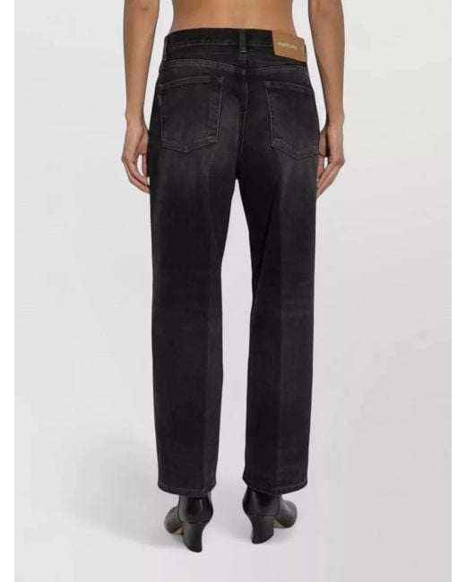 Haikure Black Vintage Straight-Leg Jeans