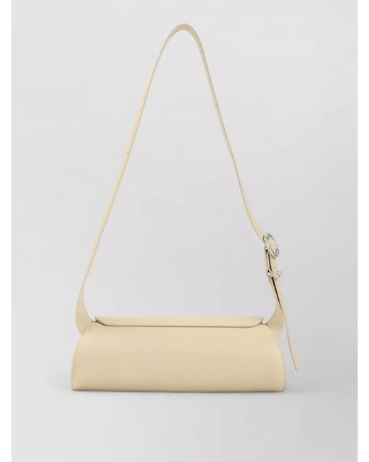 Jil Sander Natural Leather Shoulder Bag for men