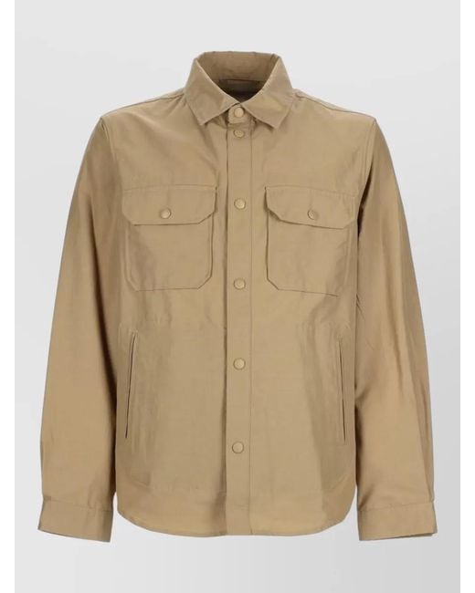 Woolrich Natural Overshirt for men