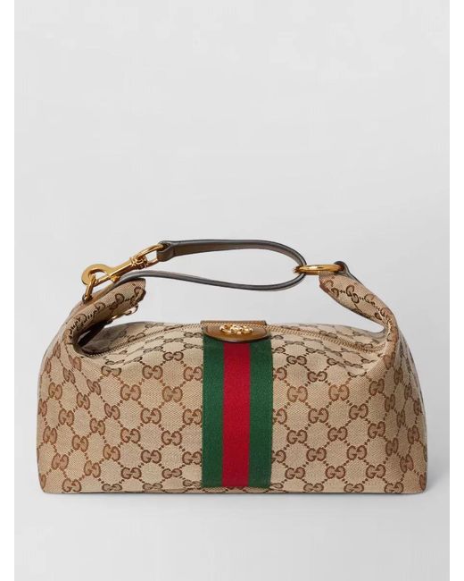 Gucci Brown Ophidia Clutch Bag