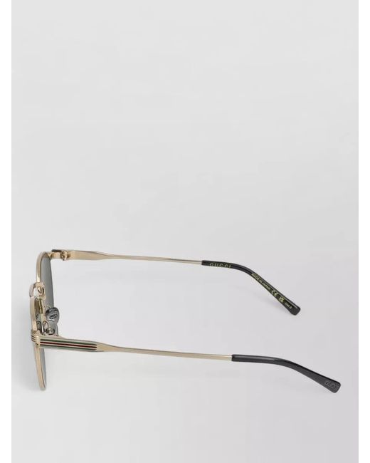 Gucci Multicolor Sunglasses Gg1875S 001 Round Metal Frame for men