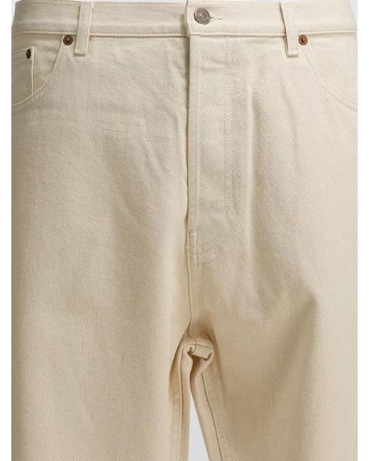 Valentino Natural Denim Straight-Leg Trousers for men