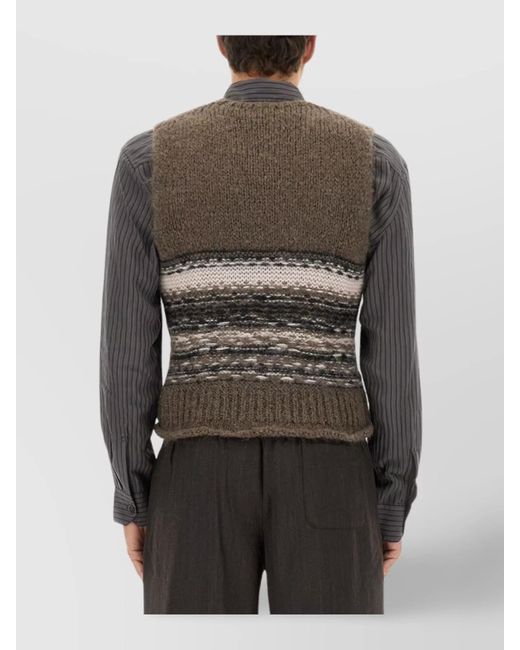 Our Legacy Multicolor Mohair Wool Tank Top for men