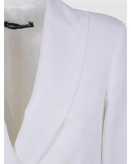 DR. HOPE Blue Double-Breasted Blazer
