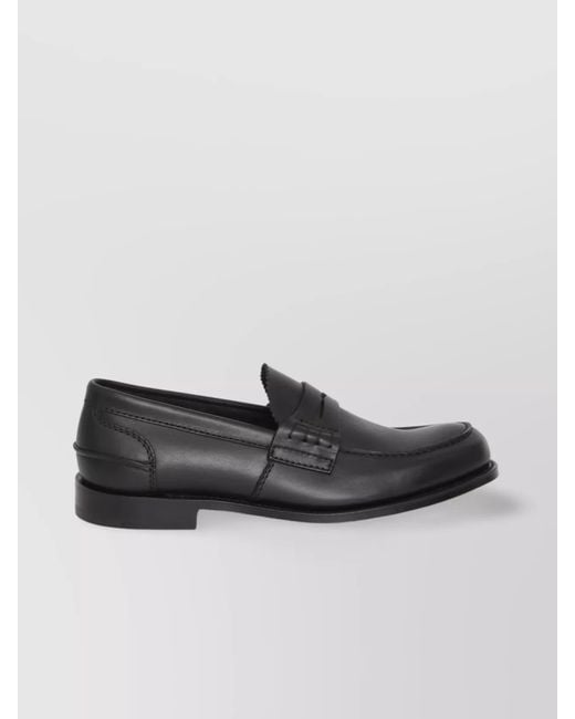 Church's Black Leather Loafers for men