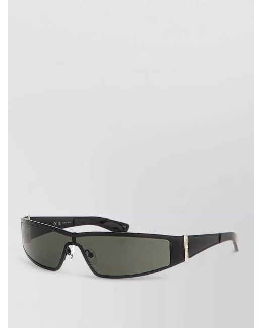 McQueen Gray Stile Duemila Sunglasses Rectangular Frame Metal