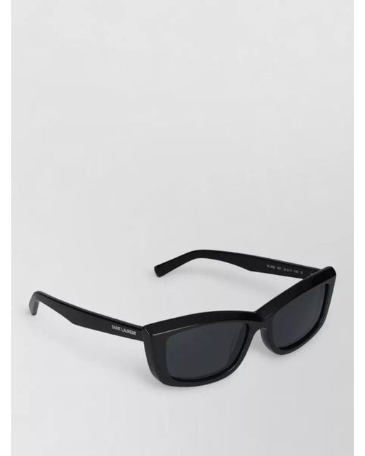 Saint Laurent Black Sunglasses Sl 658 001 Rectangular Frame