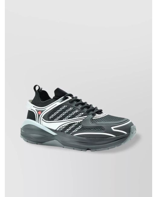 DSquared² Metallic Low-Top Sneakers