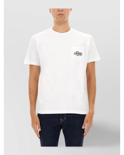 DSquared² White T-Shirt for men