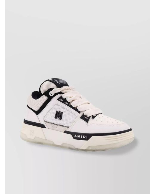 Amiri Metallic Leather Low-Top Sneakers for men
