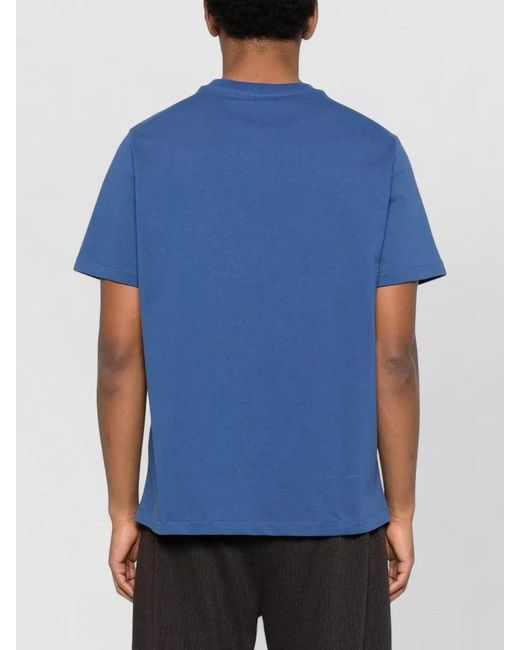 A.P.C. Blue Cotton Straight-Fit T-Shirt for men