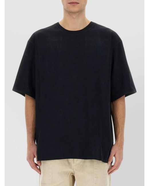 Isabel Marant Blue Cotton Relaxed-Fit T-Shirt for men