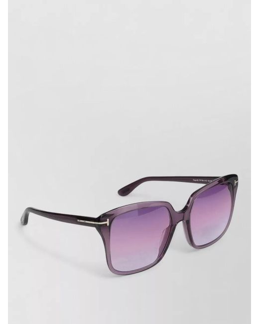 Tom Ford Pink Sunglasses Ft0788 81Z Gradient Square Frame