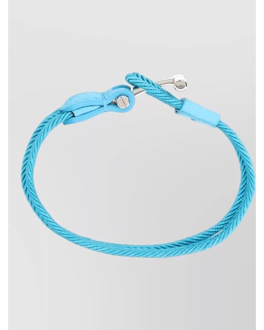 Tom Ford Blue Braided Bracelet for men
