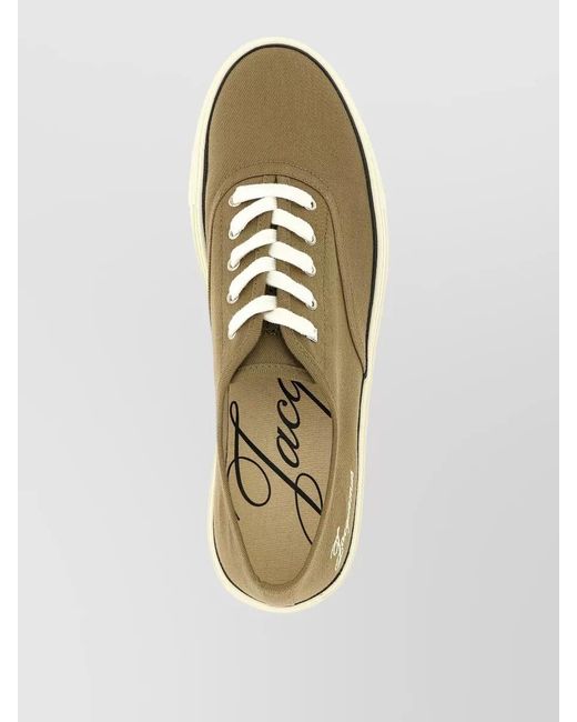 Jacquemus Metallic Cotton Low-Top Sneakers for men