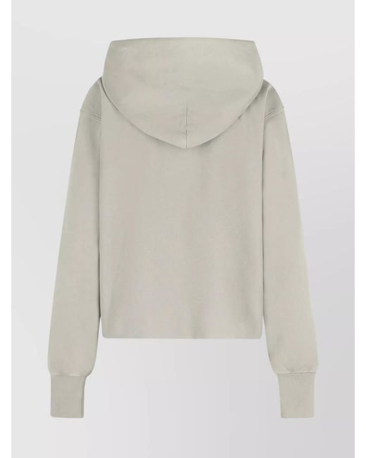 Maison Margiela White Cotton Oversized Hoodie