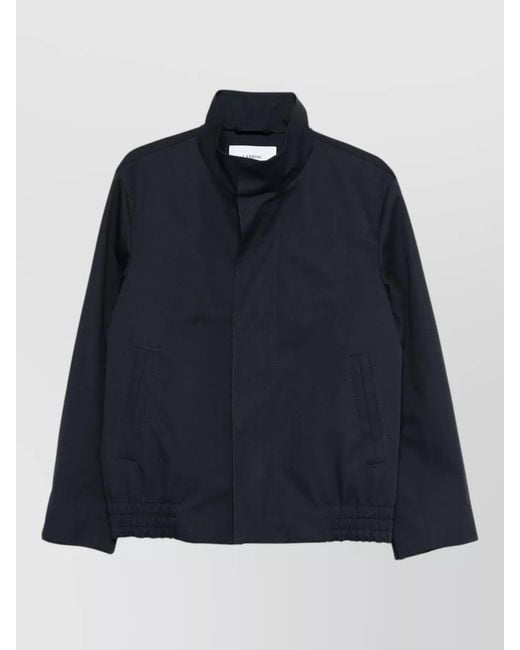 Lardini Blue Cotton Zip Jacket for men