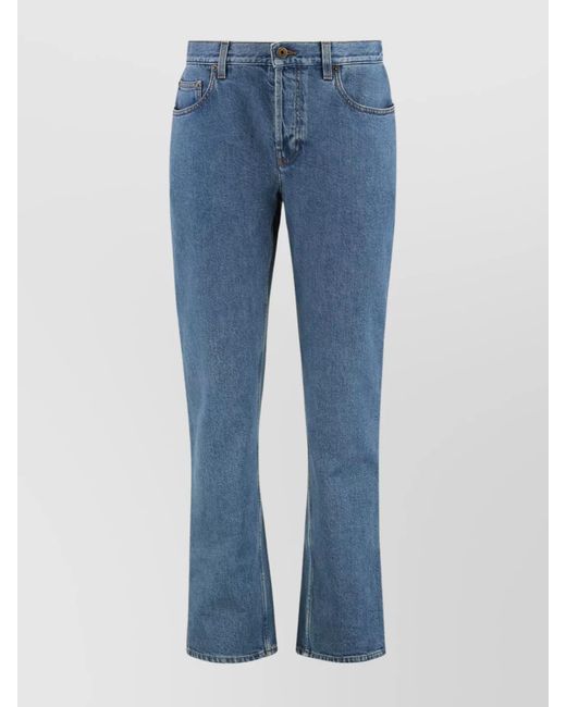 Burberry Blue Denim Straight-Leg Jeans