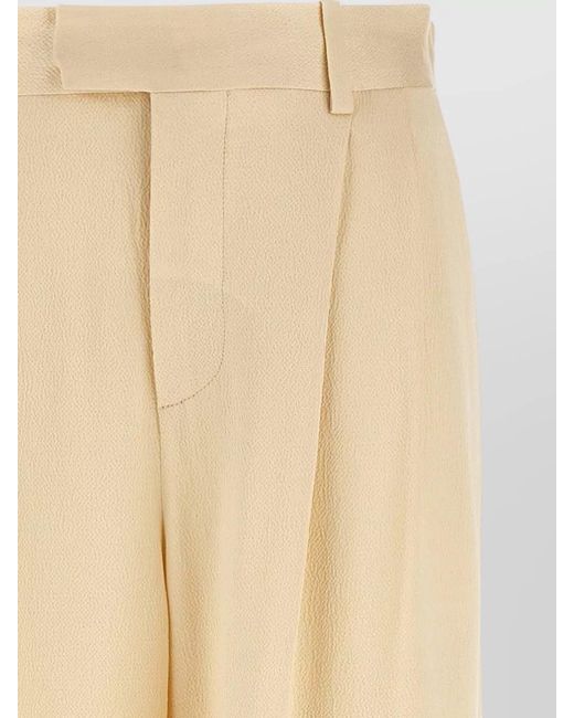 ARMARIUM Natural Giorgia Pants Wide Leg Pleated Design