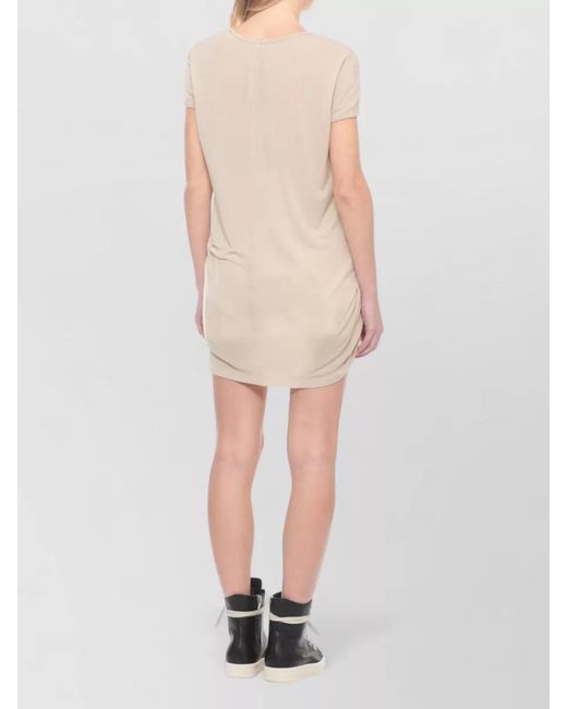 Rick Owens Natural Silk-Blend Sleeveless T-Shirt