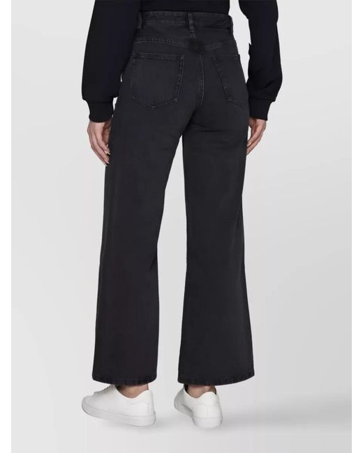 A.P.C. Blue Denim Wide-Leg Jeans
