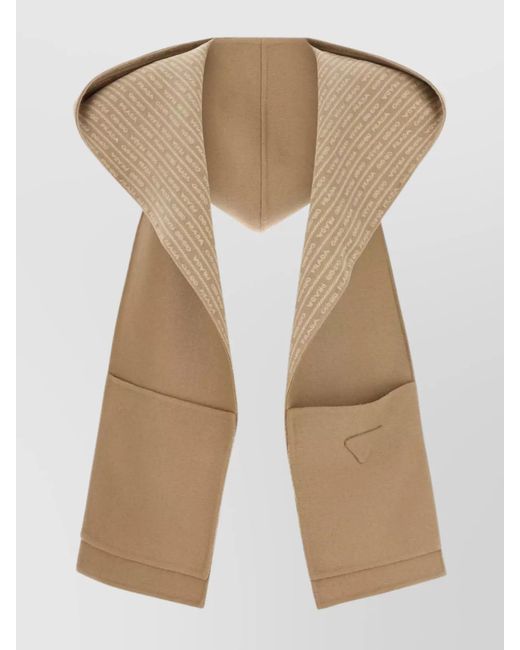 Prada Natural Wool Scarf