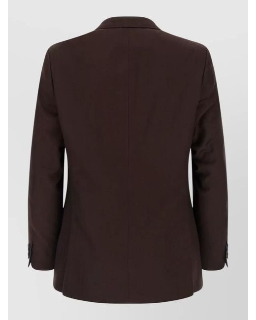 Brioni Brown Wool Single-Breasted Suit for men