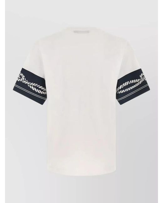 Dolce & Gabbana Multicolor Silk Blend Printed Short-Sleeve T-Shirt for men