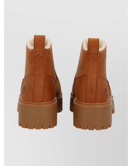 Timberland Brown Leather Ankle Boots