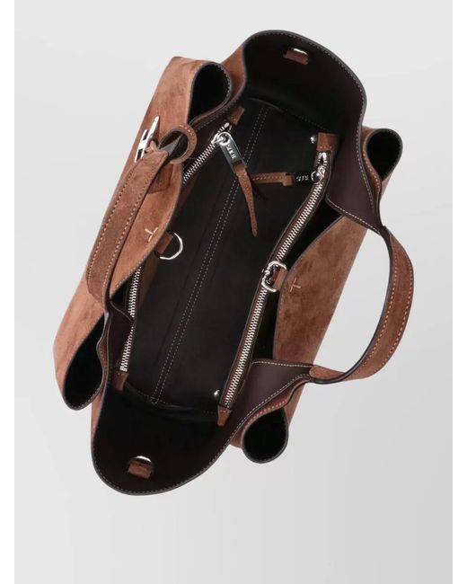 Tod's Brown Leather Tote Bag
