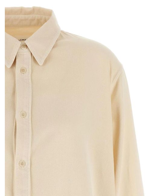 Lemaire Natural Relaxed-Fit Cotton Shirt