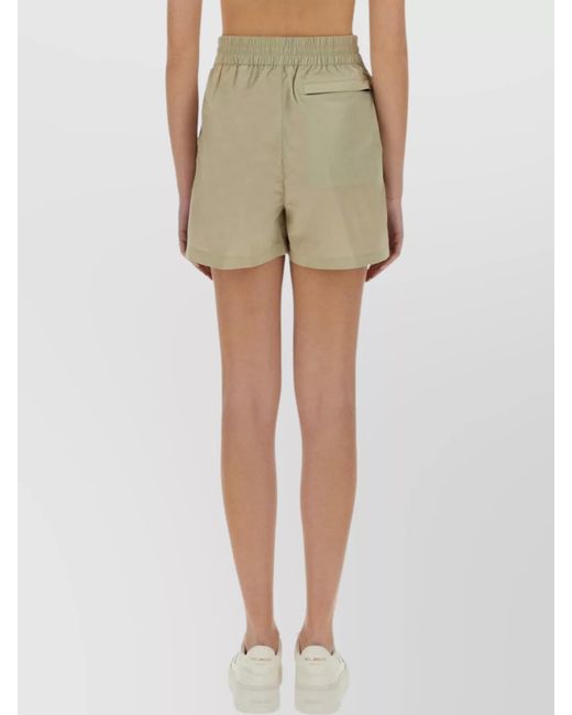 Burberry Green Short Shorts