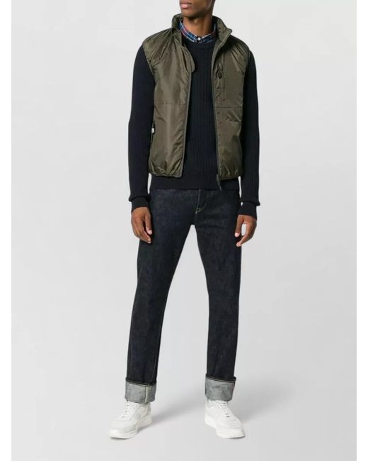 Aspesi Green Puffer Vest for men